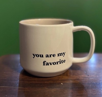 Threshold Stoneware Mug You Are My Favorite Coffee Mug
