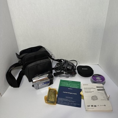 Sony DCR-DVD308 Mini DVD Handycam Camcorder W/Extras Tested