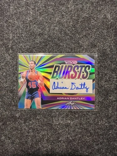 2022-23 Leaf Vivid Vivid Bursts Adrian Dantley #VB-AD1/25 (AU)