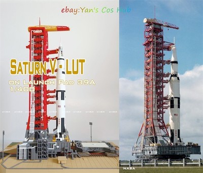 1:400 Saturn V Launch Pad 3D Printed Model Gift New