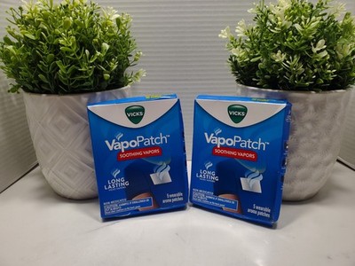 VICKS VapoPatch (2 PACK) Wearable Aroma Patches  10 PATCHES TOTAL   NEW