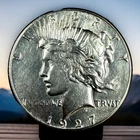 1927s  peace dollar Lower Mintage Semi Key Date AU/BU