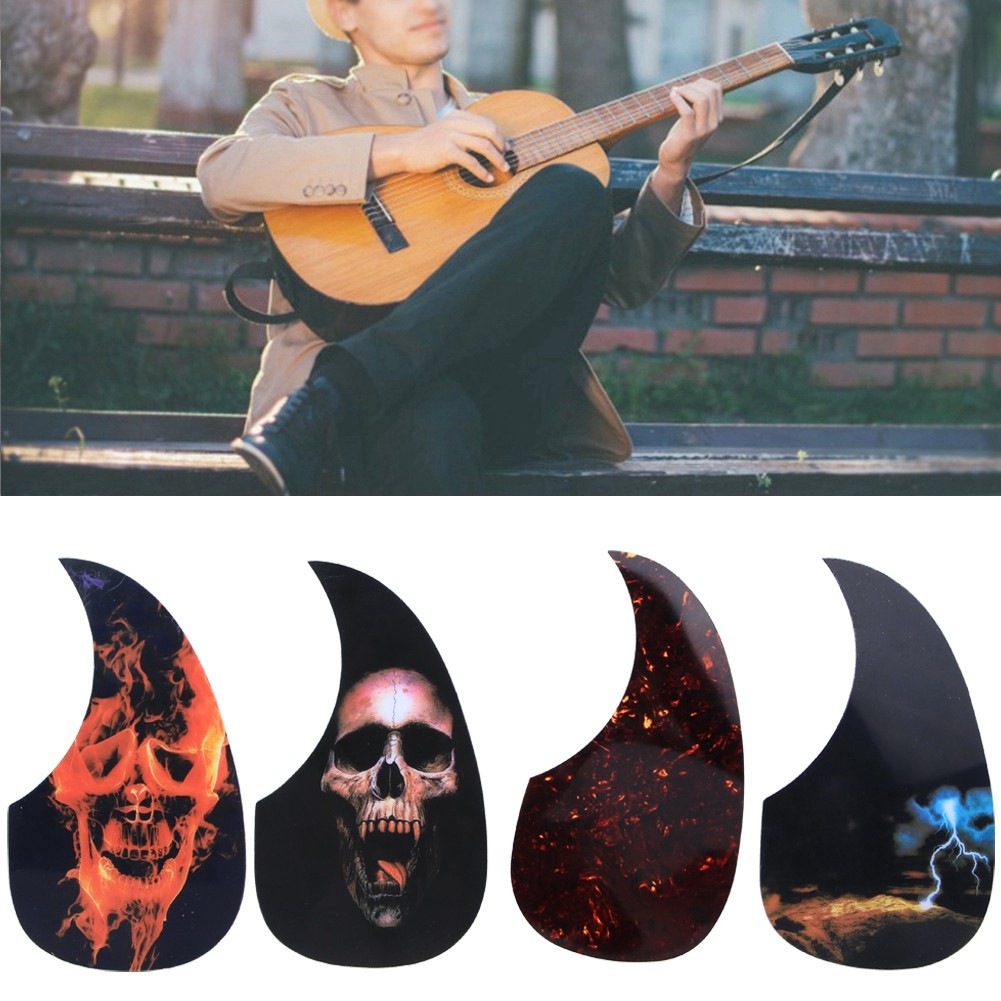 4Pcs Acoustic Guitar Pickguard PVC Protective Pick Guard Musical Instrument BAJ