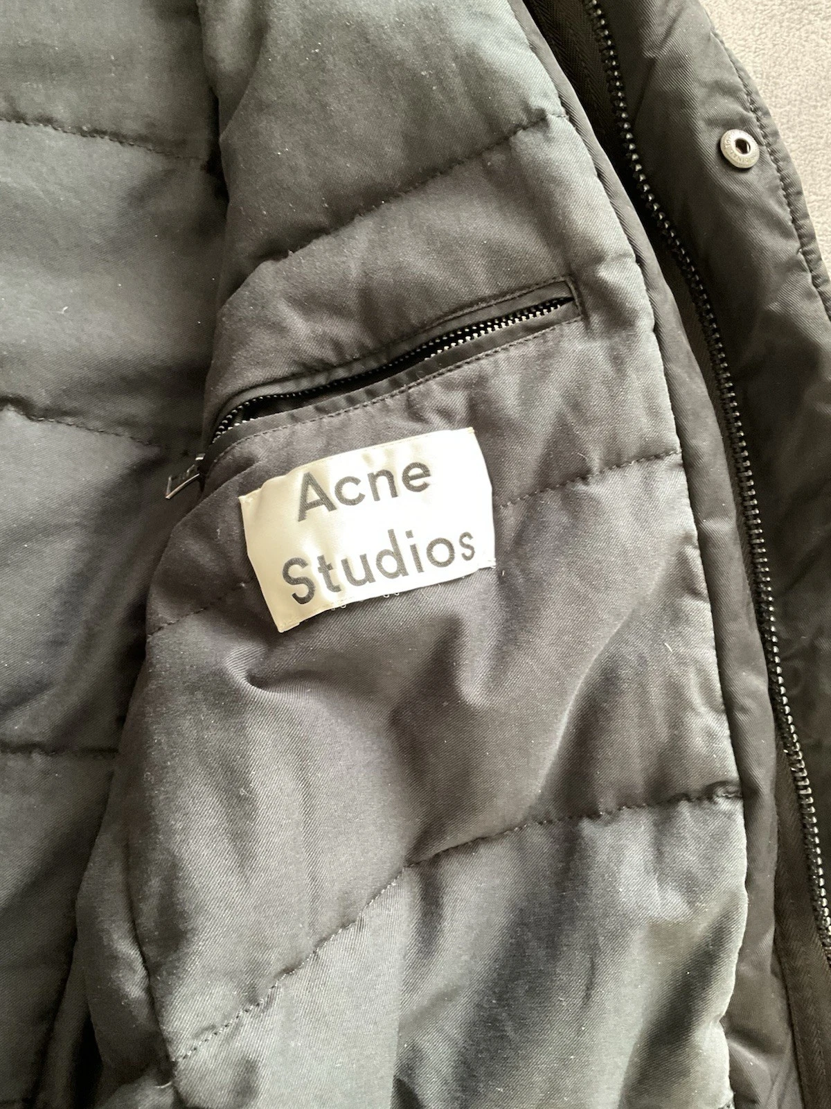 Acne Studious New Montreal AW15 Long Down Puffer Jacket Men's 44 (fits M) Black image 20