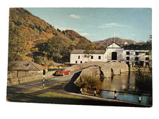 lancashire swan hotel postcard newby bridge windemere 1980s