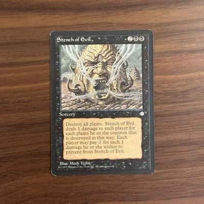 Stench of Evil MP Ice Age 1995 Magic the Gathering MTG TCG