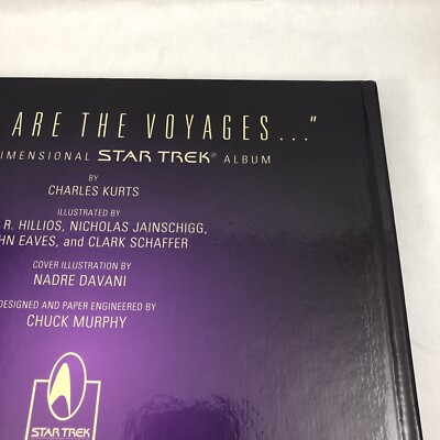 These Are The Voyages 3D Star Trek Album Pop Up Up Book 1966