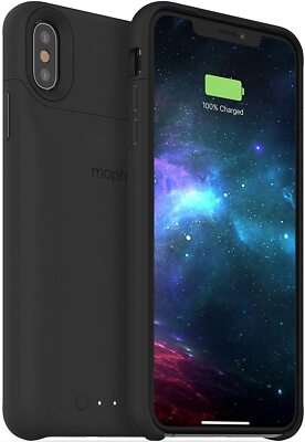 Mophie Juice Pack Access Akkuhülle für Apple iPhone XS und iPhone X - schwarz