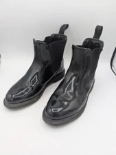 Dr. Martins Flora Smooth Chelsea Boots Women’s Size 7 Club Classics Faun Grunge