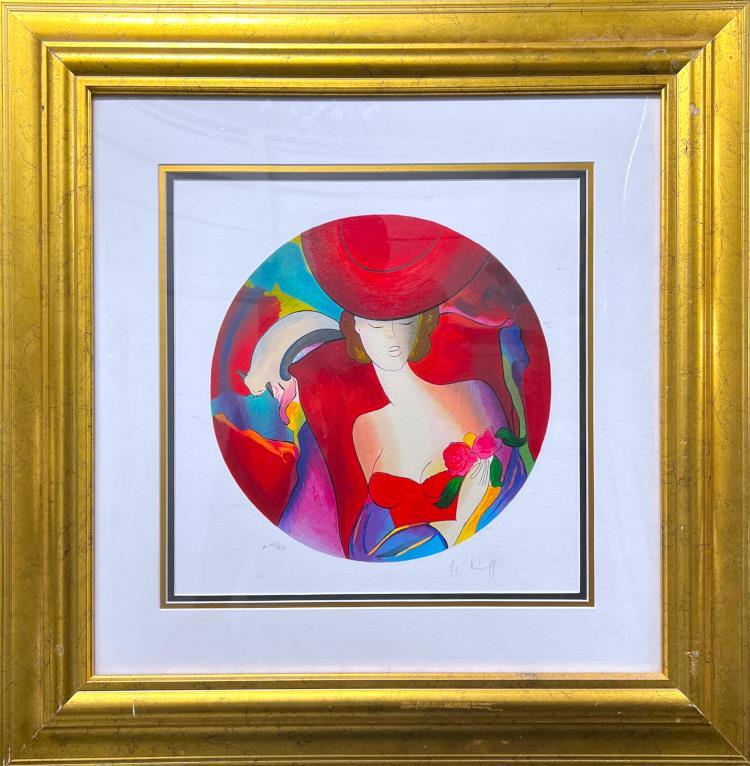 Linda Le Kinff Avenir Hand Signed Limited Edition Serigraph
