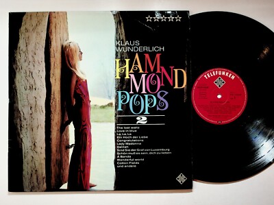1968 Hammond Pops 2 Klaus Wunderlich Vinyl LP Record