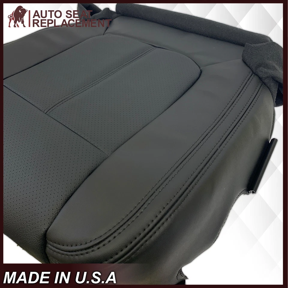 Ford F250 Super Duty Platinum Edition 2014 2015 2016 cuero en cubierta de asiento negra Foto 2 de 4