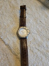 vintage mens yess watch with genuine leather yess band new battery