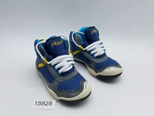 Plae Kaiden Suede Boy's Size 11 Waterproof Comfort Running Shoes Blue *See desc