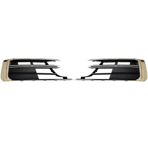 2pcs ABS Plating Front Bumper Fog Light Lamp Cover Fit For Audi A8 D5 2019-2021 - Picture 2 of 4