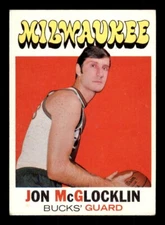 1971 Topps Basketball #74 Jon McGlocklin VG/EX *e2