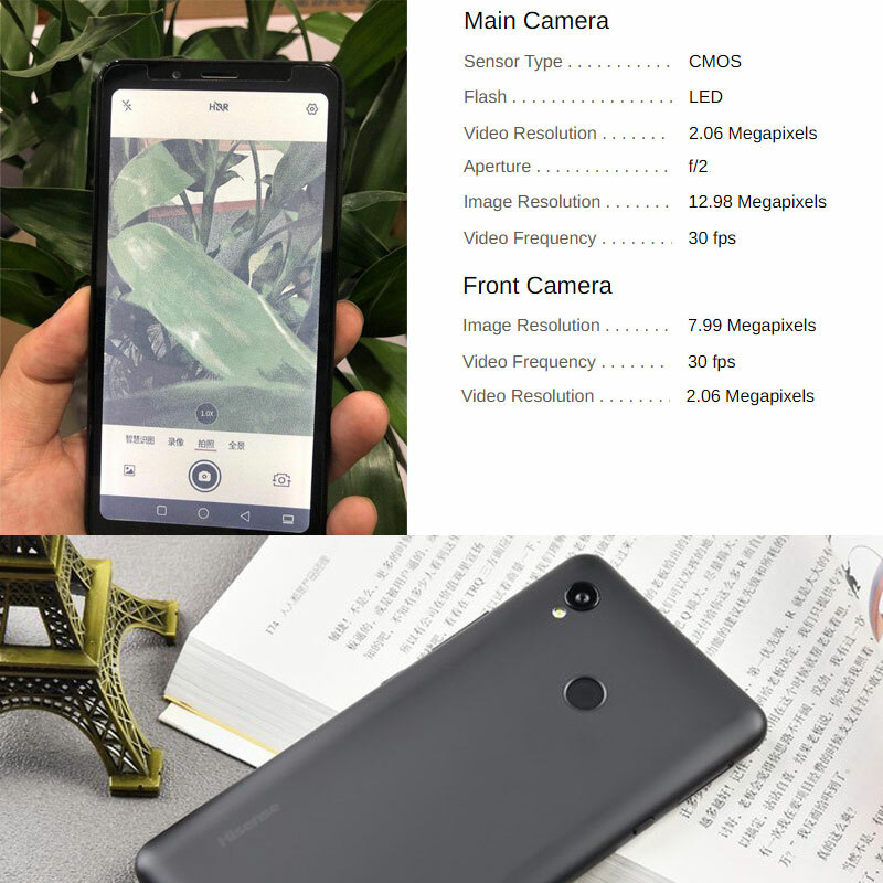 Hisense A5 Pro CC128GB (Color E-ink スマホ) Global 4G Hisense A5 PRO CC Colour E Ink Screen Reader