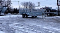 6X12 2X5200 lbs Remorque à échafauds acier galvanisé EN STOCK!