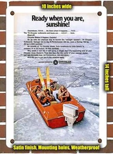 Metal Sign - 1970 Chrysler Marine Products for Sunshine - 10x14 Inches