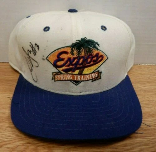 Jose Vidro MLB Original Autographed Hats