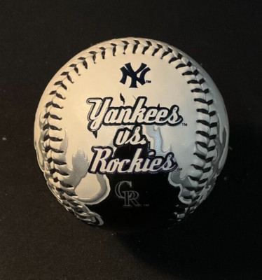 Interleague Play 2007 Yankees Vs Rockies Souvenir Collectible Baseball NEW