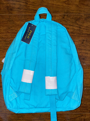 Polo ralph lauren canvas backpack os light blue | eBay