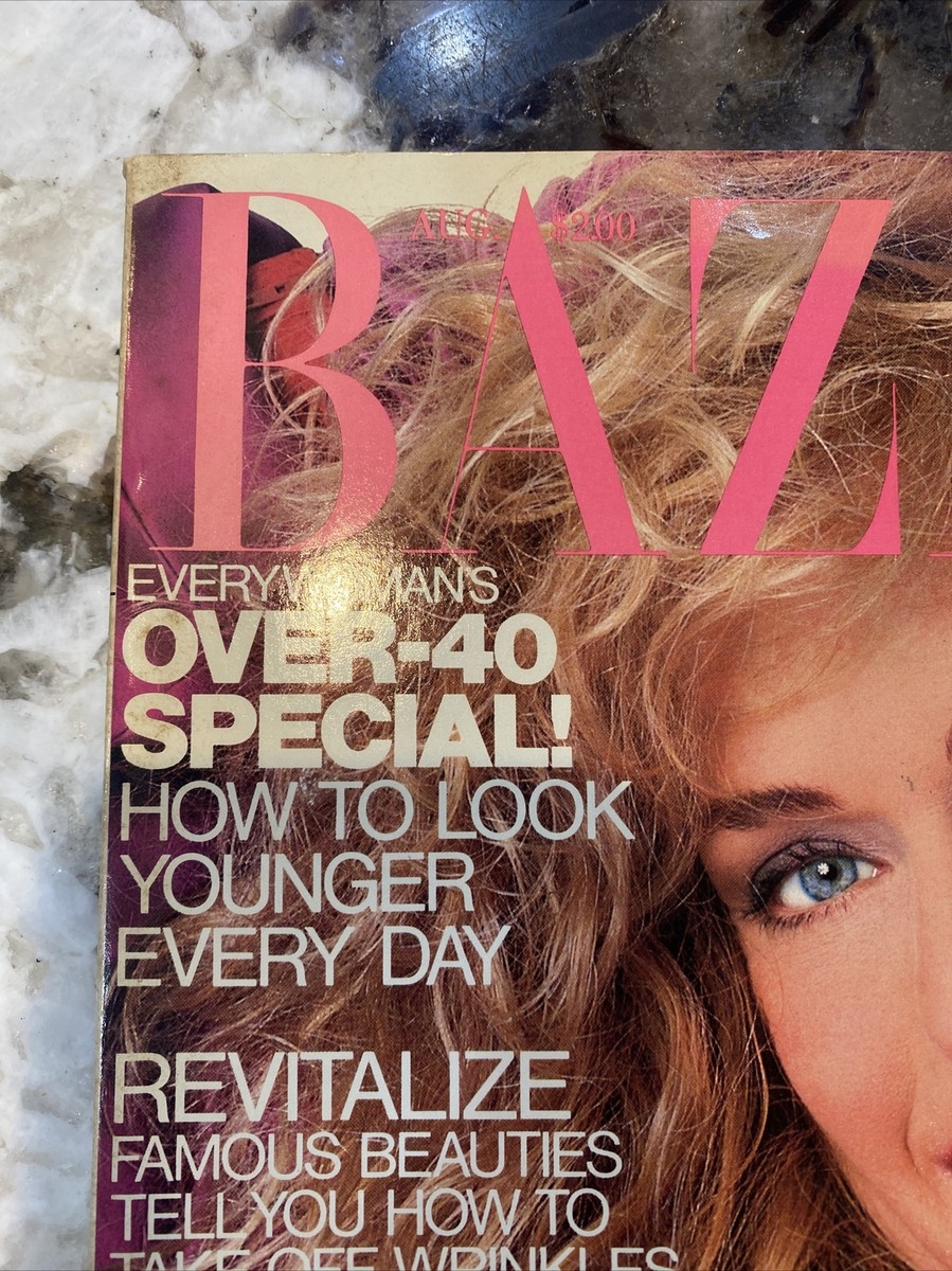 August 1987 Harper's Bazaar Magazine Fashion ~ Over-40