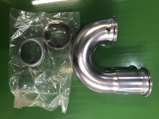 vintage sterling “j” bend 1 1/2” with nuts & washers satin finish 