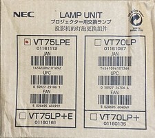 NEW Genuine NEC VT75LPE Projector Lamp for LT280 LT380 VT470 VT670 VT675 VT676