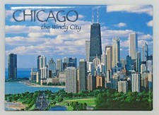 Chicago Illinois Windy City Photo Collage Magnet 2.5" x 3.5"