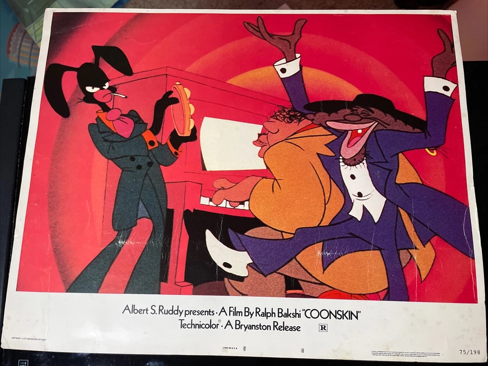 COONSKIN 动画 Cel 动漫电影 1970 年代 Ralph Bakshi 制作 Art Cels I22 — 第 4/4 张图片