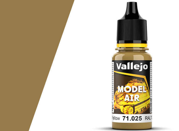 Vallejo 18ml MA025 Model Air - 025  Dark Yellow