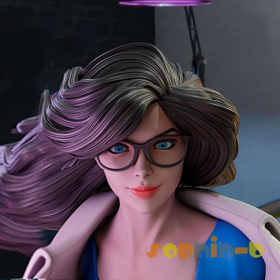 Lois Lane NSFW Super Man Daily Planet Model Kit Unpainted 3d Print Statue Figure - Image 3 of 4