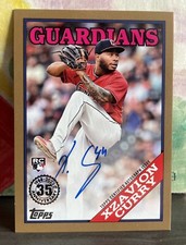 2023 Topps Update Xavion Curry Rookie Auto GOLD 08/50 #88BAU-EV Cleveland RC