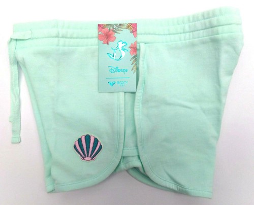 Roxy Girls' Sweat Shorts Big Little Mermaid New Adventures Drawstring Solid New - Picture 7 of 12
