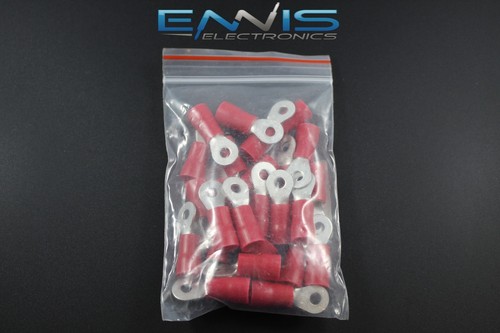VINILO CALIBRE 8 #8 ANILLO 5 PK CONECTOR TERMINAL CRIMPADO AWG GA OJO DE COCHE RVRT88 - Imagen 3 de 4