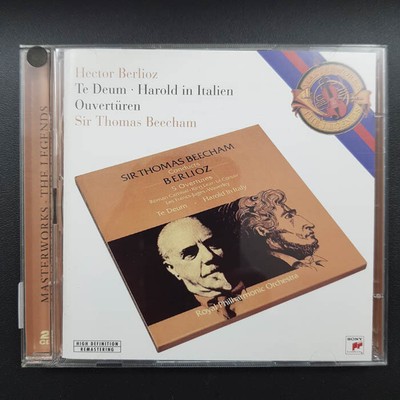 SIR THOMAS BEECHAM Berlioz - Te Deum, Harold, Ouvertüren  NM/EX(2CD)