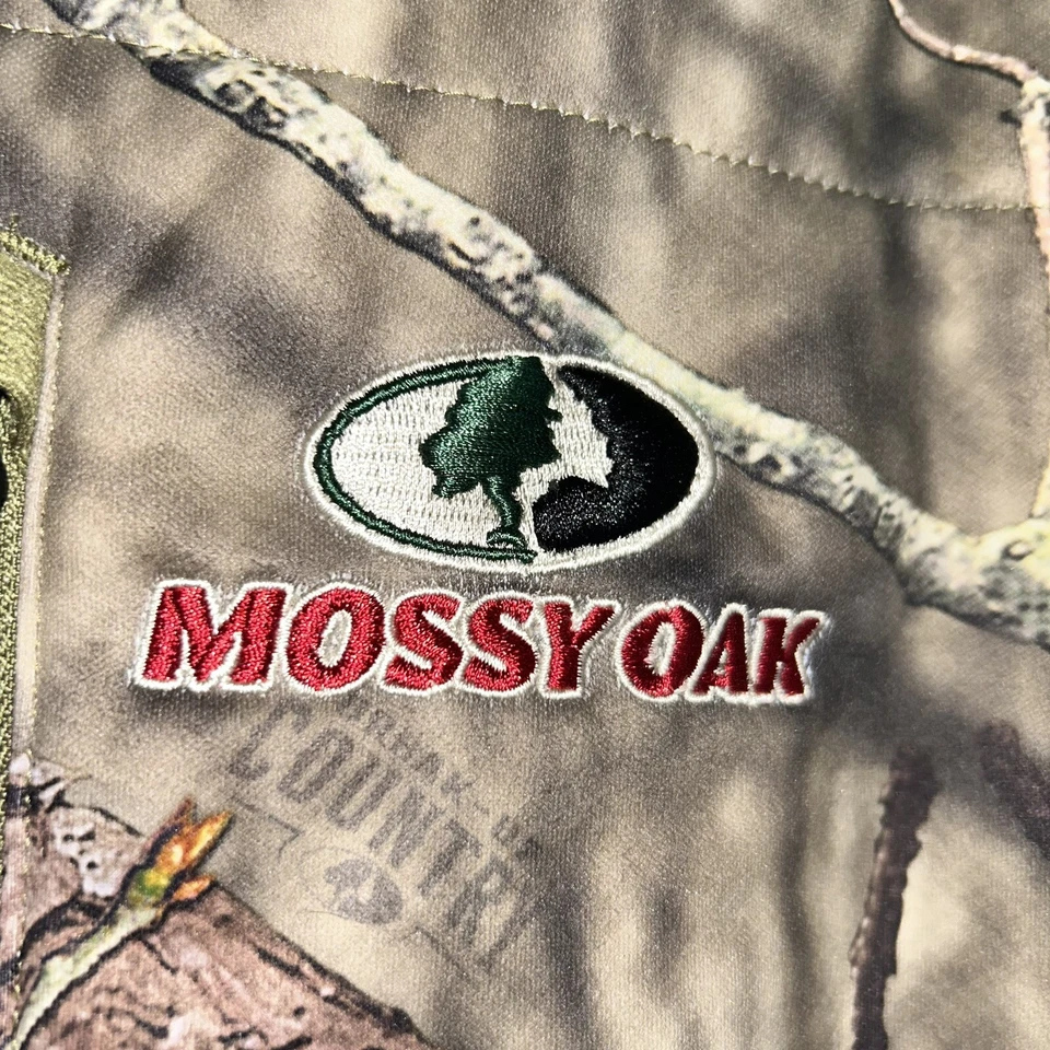 Mens Mossy Oak Elite Engineered Hunting Gear Vest Sz L NWT Fleece Lined - Image 3 of 4