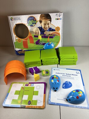 Learning Resources Code & Go Robot Mouse Activity Set With Two Coding Mice READ