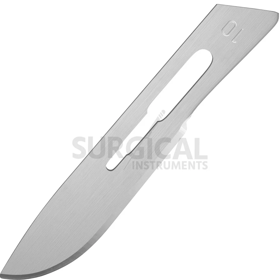 50 STERILE 手术刀片 #10 #11 带免费 SCALPEL/BP 手柄 #3 高品质 — 第 2/4 张图片