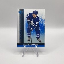 2022-23 SP - Rookie Authentics Blue #125 Nicholas Abruzzese (RC)