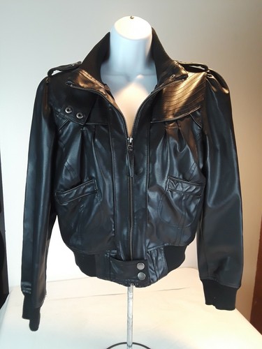Miley Cyrus Max Azria Faux Leather 