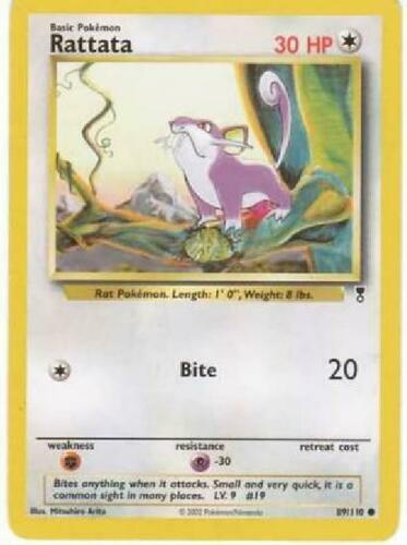 Rattata 2002 Legendary Collection #89 Base Price Guide - Sports