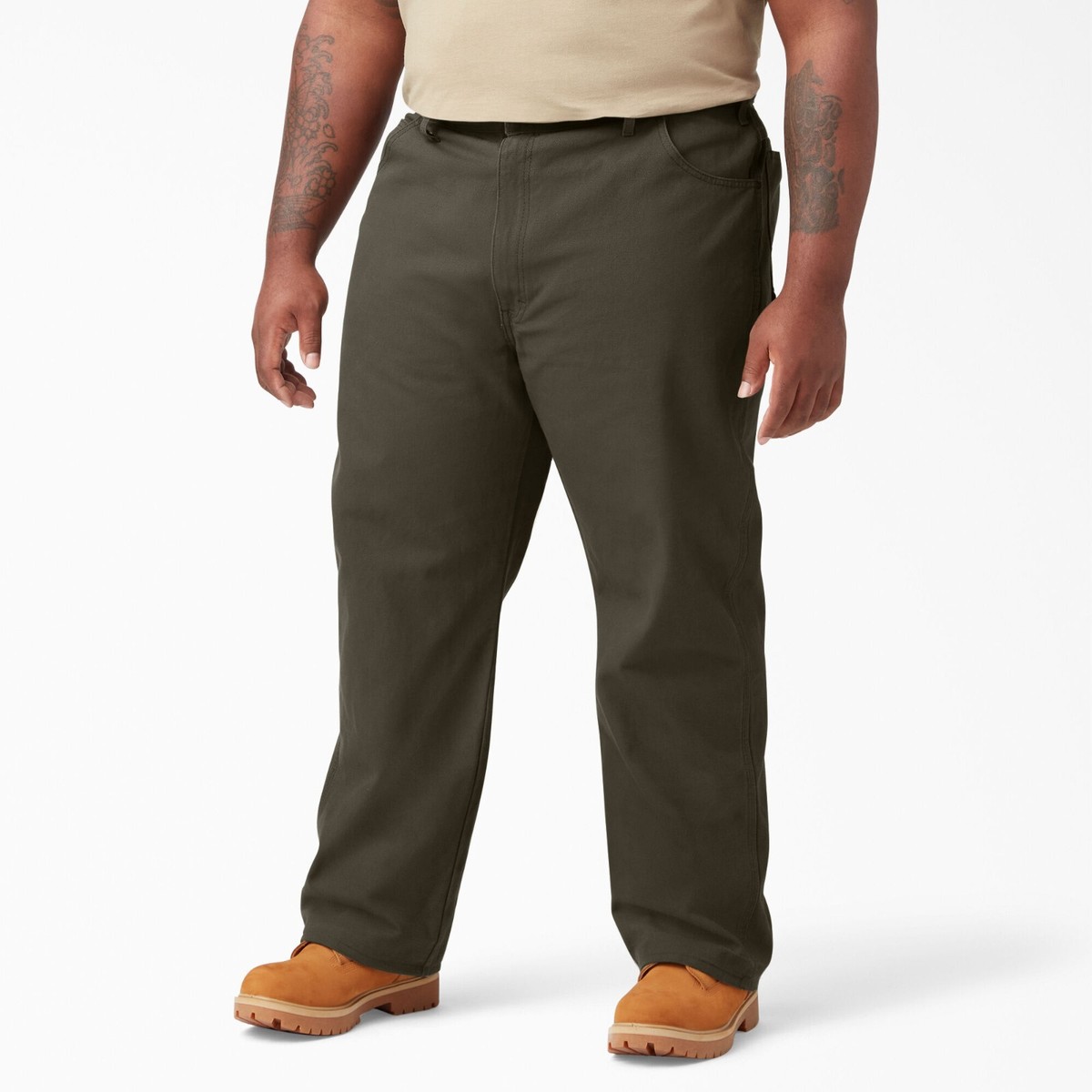 MENS 42x32 DICKIES RELAXED FIT STRAIGHT LEG CARPENTER PANTS