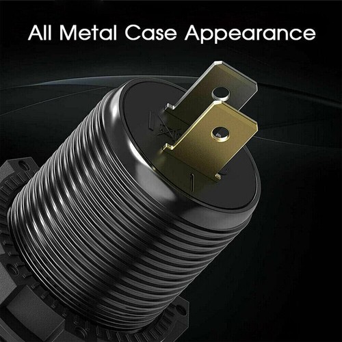 12V 24V Dual QC 3.0 USB + PD Type-C Fast Car Charger Socket Adapter Power Outlet - Picture 3 of 11