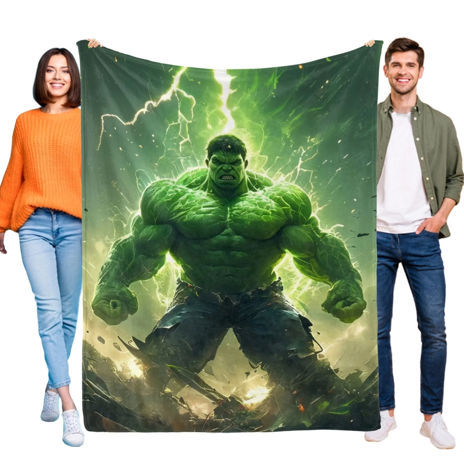 Hulk Blanket Soft Bed Sofa Couch Throw Cozy Lightweight Birthday Gift for Kids