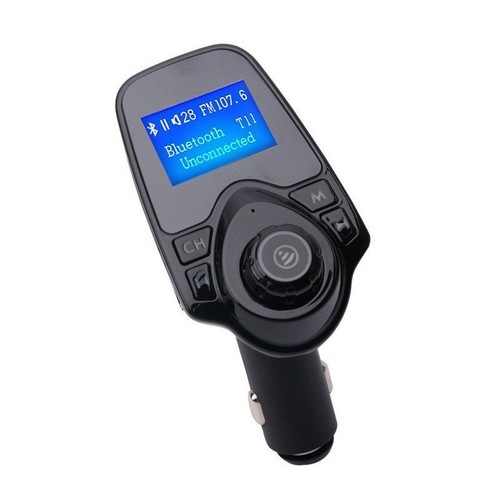 FM Transmitter T11 New Version Wireless In-Car Bluetooth Receiver Adapter Stereo - Picture 8 of 12