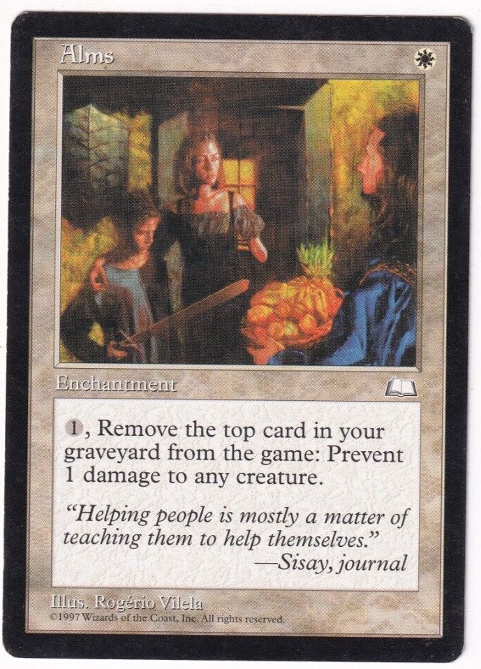 Alms Weatherlight #3 Magic The Gathering 1997 MTG Single