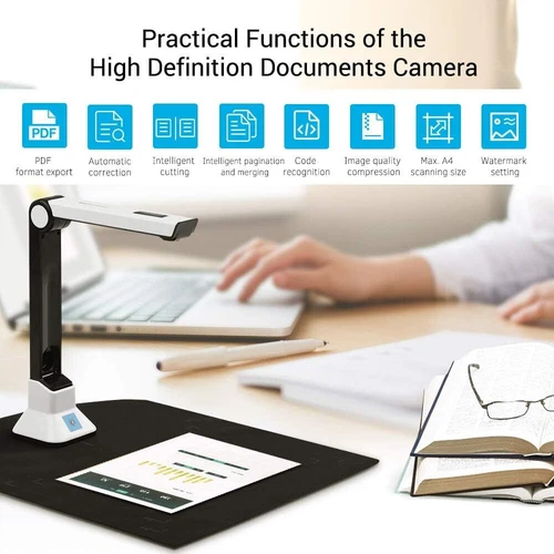 BK50 10 Mega-pixel High Definition Book Scanner Capture Size A4 Document Camera - Picture 2 of 10