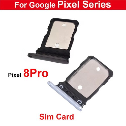 SIM Card Tray For Google Pixel 8 Pro Card Slot Adapter Holder Replacement Parts - Picture 2 of 14